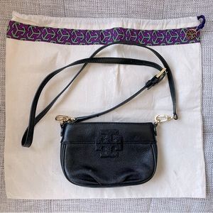 Tory Burch mini crossbody (black w. gold hardware)